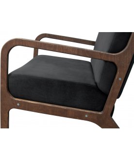 Низкое кресло Mody Black