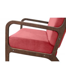 Низкое кресло Mody Karmin