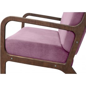 Низкое кресло Mody Pink