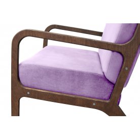 Низкое кресло Mody Purple