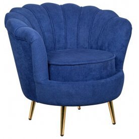 Низкое кресло Pearl Blue