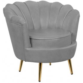 Низкое кресло Pearl Grey V2