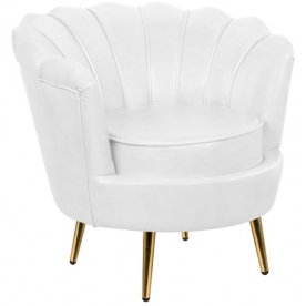 Низкое кресло Pearl White