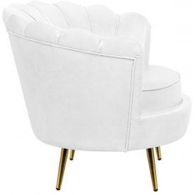 Низкое кресло Pearl White