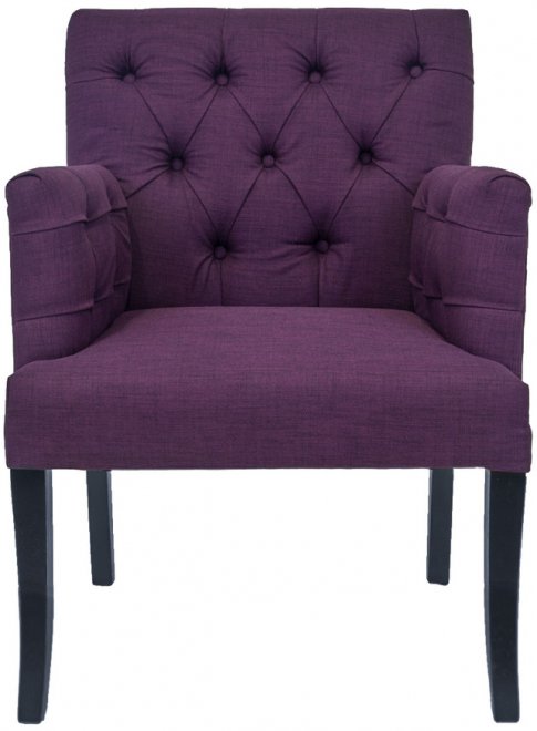 Низкое кресло Zander Purple
