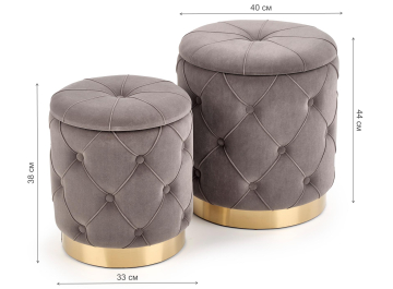 Комплект пуфов Polly