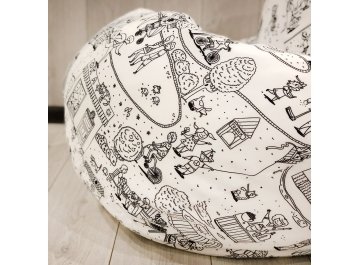 Пуф-мешок Раскраска