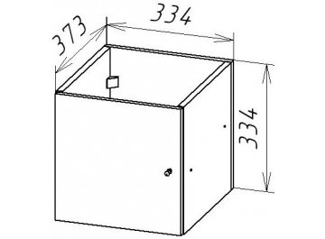 Модуль для стеллажа СТ-Д
