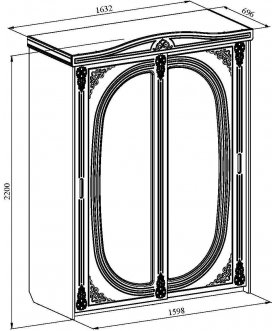 Шкаф-купе Ассоль АС-16