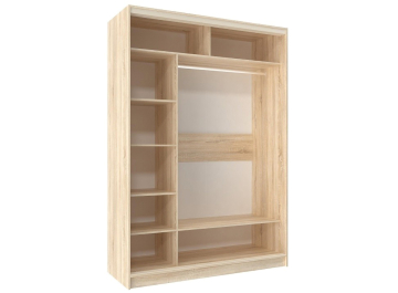 Шкаф-купе Домашний 1600 / лдсп дуб сонома