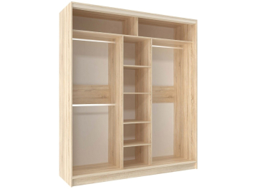 Шкаф-купе Домашний 2000 лдсп / лдсп дуб сонома