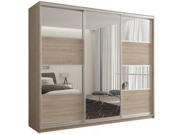Шкаф-купе Кааппи 5 180х45 дуб сонома светлый