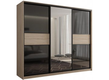 Шкаф-купе Кааппи 9 240х45 дуб сонома светлый