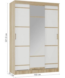 Шкаф-купе Сакура 1.5