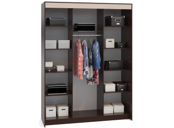 Шкаф-купе ШР-186.31 венге / беленый дуб