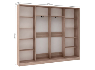 Шкаф-купе Стандарт Комбо 4.1 ШК.013.2700-19