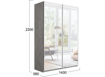 Шкаф-купе Траст СШК 2.140.70-13.13