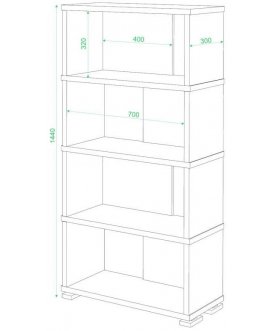 Стеллаж Эланта-10/4