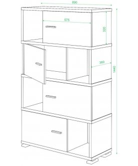 Стеллаж Эланта-30/4