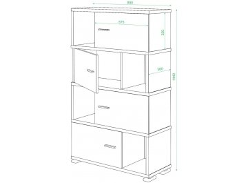 Стеллаж Эланта-30/4