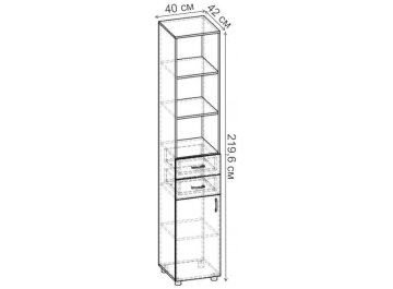 Стеллаж Стеллаж 400 СТ.034.400-01