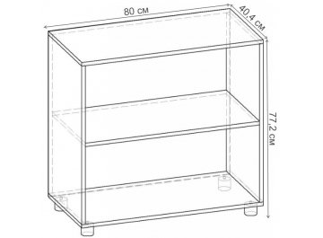Стеллаж Стеллаж 800 СТ.044.800-00