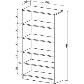 Стеллаж Бостон-3
