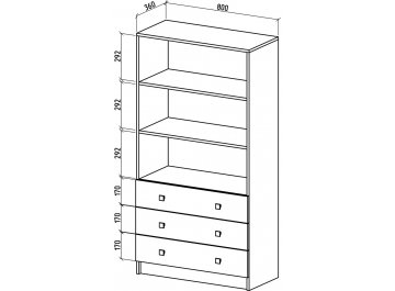 Стеллаж Бостон-4