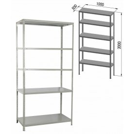 Стеллаж Стеллаж MS Plus-200/50-5