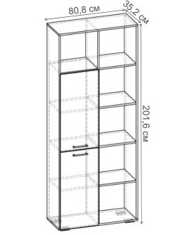 Стеллаж Бриз-2.04 СТ.064.808-01