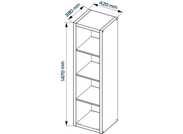 Стеллаж Фора