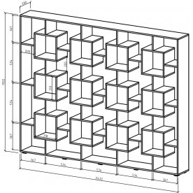 Стеллаж Квадро-4