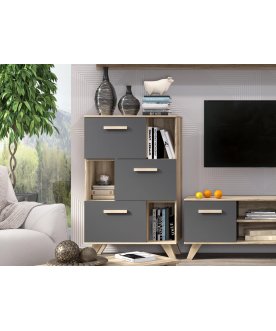 Стеллаж Лаэль Сканди