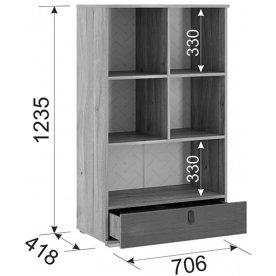 Стеллаж Модерн 17.01