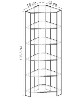 Стеллаж Норд-12.01 СТ.143.580-00