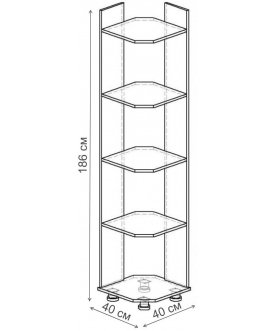 Стеллаж Норд-14.01 СТ.145.400-00