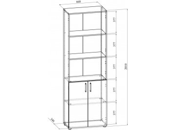 Стеллаж ОФ-301К