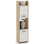 дуб сонома / белый