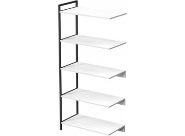 Стеллаж cubos 10СПС.4.800 белый / черный