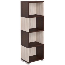 Стеллаж СБ-15-4 венге / карамель