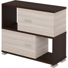 Стеллаж СБ-30-2 венге / карамель