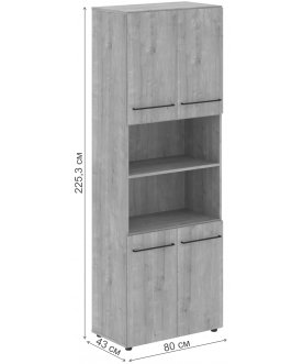 Стеллаж Skyland Loftis LHC 80.4