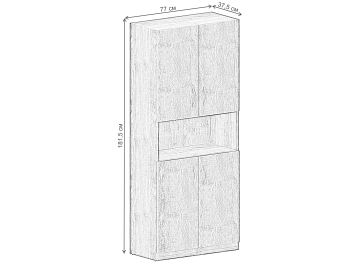 Стеллаж Simple SR-5W.4