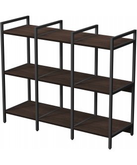 Стеллаж cubos 10ССТ.3.400 брауни / черный