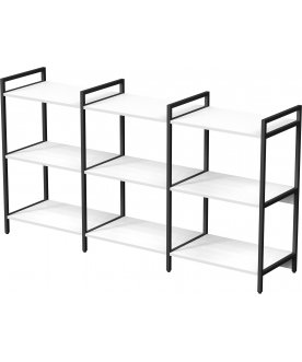 Стеллаж cubos 10СС.3.600 белый / черный