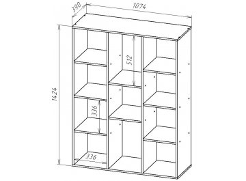 Стеллаж СТ143