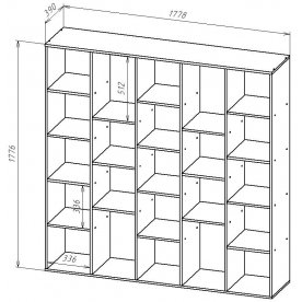 Стеллаж СТ175