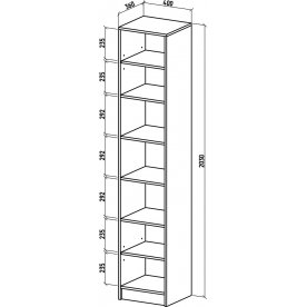Стеллаж Бостон-5