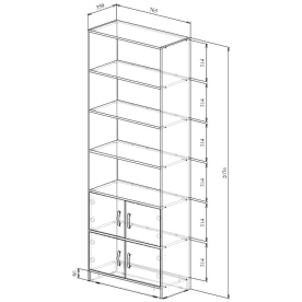 Стеллаж Либерти-52