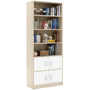 дуб сонома / белый